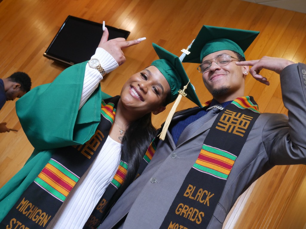 Graduation celebration portrait